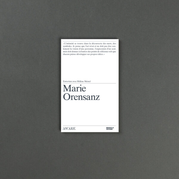 Entretien avec Marie Orensanz